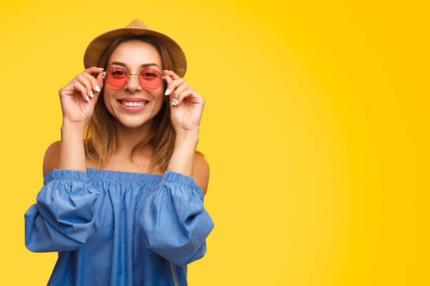 istock Trendy woman in sunglasses 1133760172