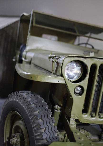 american army vehicle close up