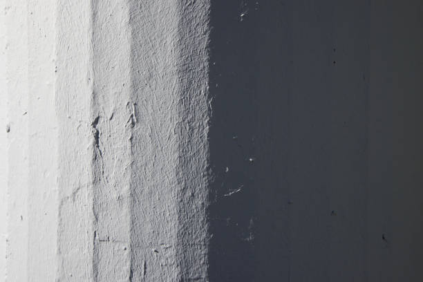 Gray color palette on the wall