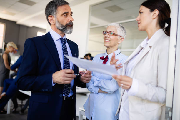 istock Collaboration and analysis by business people working in office 1133767819