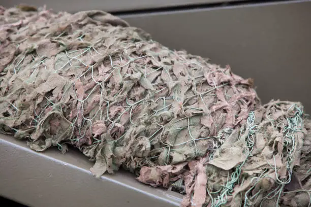 Rolled material military camouflage