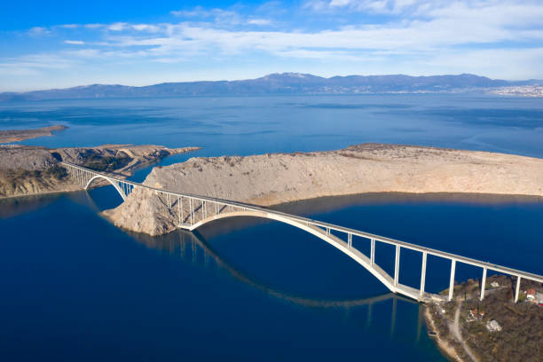 istock Krk Island bridge 1133771144