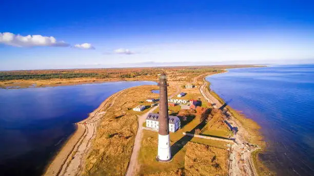 Photo of The small island in Saarema where Sorve lighthouse is found