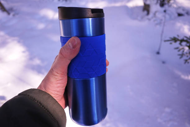 istock Thermal mug to keep the temperature warm or cold. For storage of hot or cold drinks 1133776606