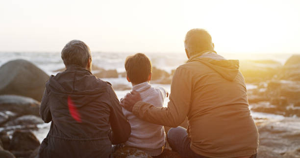 istock Watching the sun set with family 1133778272