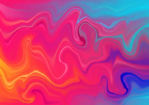 Vector illustration of Multicolored abstract background
