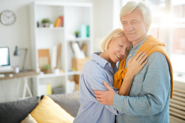 istock Romantic Mature Couple in Sunlight 1133779283