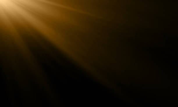 Gold light ray or sun beam vector background. Abstract gold light flash spotlight backdrop with sunlight shine background Gold light ray or sun beam vector background. Abstract gold light flash spotlight backdrop with sunlight shine background gold layer stock illustrations