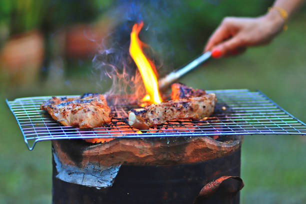 istock Grilling meat in a traditional grill 1133783286