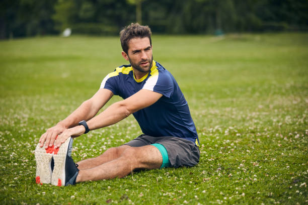 istock I stretch because I don't have time for sore 1133784882