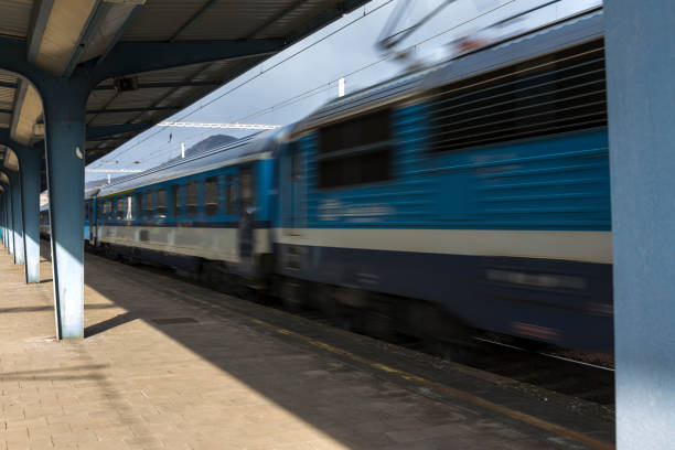 istock railway station leading to the railway station 1133785245