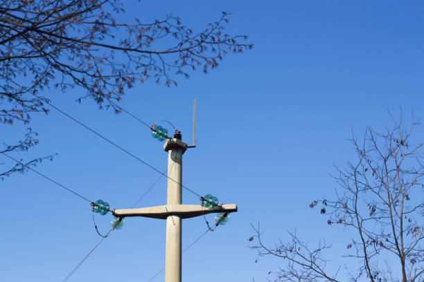 istock Electric Pylon against Blue Sky 1133789175