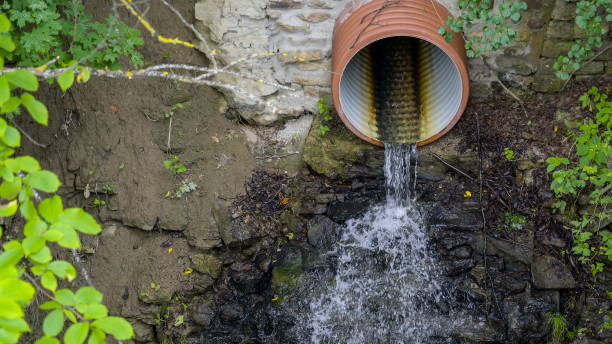 istock Small water coming out of the water pipe 1133790422