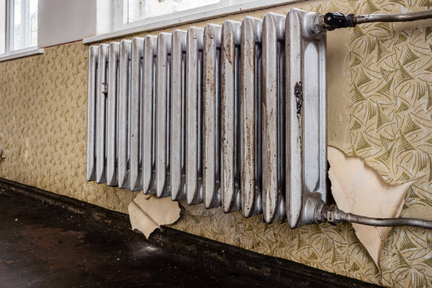 istock 60s Radiator in the living room 1133792289
