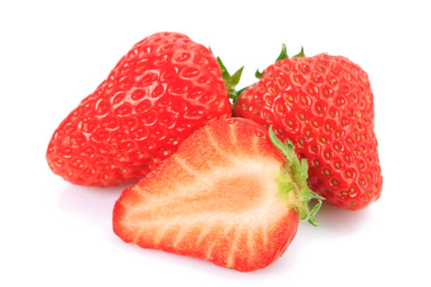 istock Fresh strawberry on a white background 1133795173