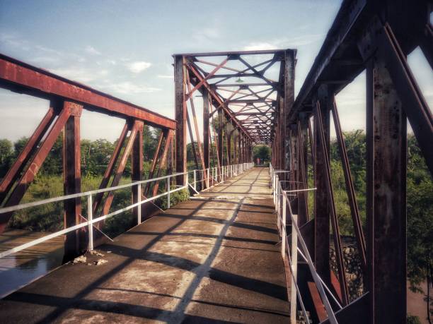 istock old bridge that has been weathered, a former bridge left over from world war 1133796290