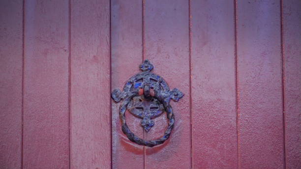 istock The black knocker in the bog door in Dingle 1133797289