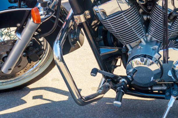 istock Close-up of the motorcycle engine block 1133798640
