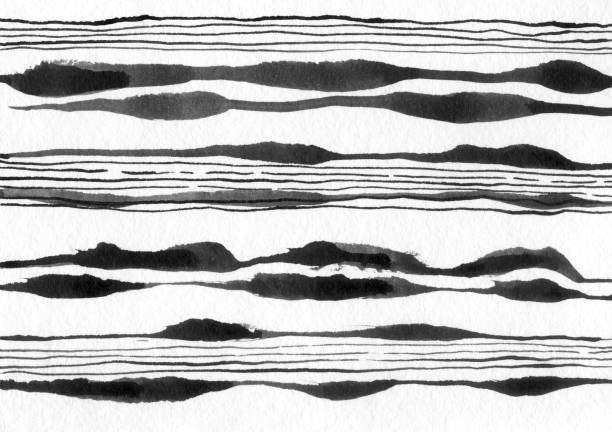 istock Abstract ink landscape hand drawn illustration. 1133808281