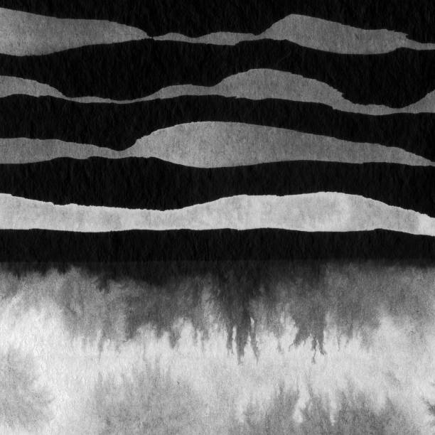 istock Abstract ink landscape hand drawn illustration. 1133808296