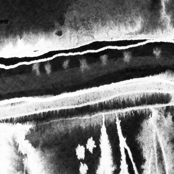 istock Abstract ink landscape hand drawn illustration. 1133808332