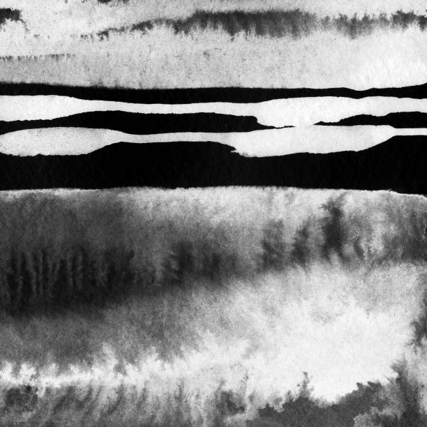 istock Abstract ink landscape hand drawn illustration. 1133808360