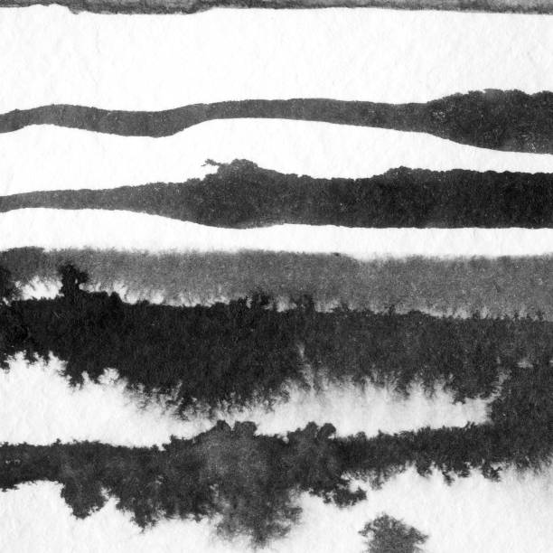 istock Abstract ink landscape hand drawn illustration. 1133808373