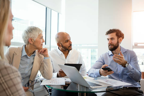 istock Business is built on successful business collaboration 1133809444