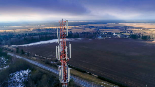 istock The closer view of the telecommunications tower 1133810063