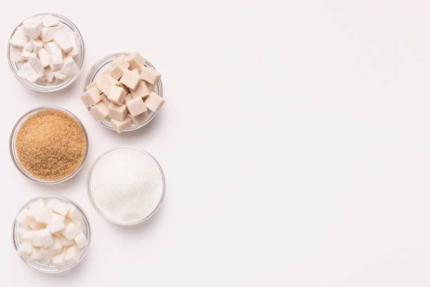 istock Various kinds of sugar cubes, pieces ands sand 1133810276