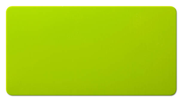 istock Green paper texture on white background. Photo with clipping path. 1133810994