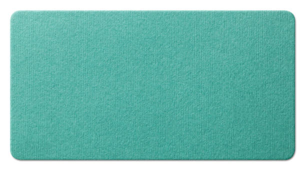 istock Green paper texture on white background. Photo with clipping path. 1133811183