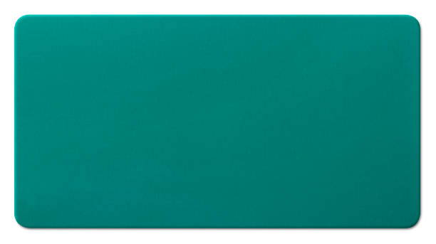 istock Green paper texture on white background. Photo with clipping path. 1133811269