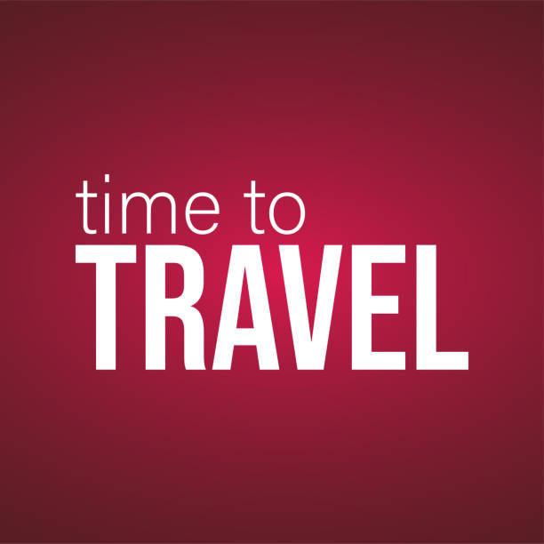 istock time to travel. Life quote with modern background vector 1133811307