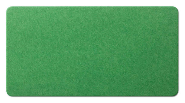 istock Green paper texture on white background. Photo with clipping path. 1133811430