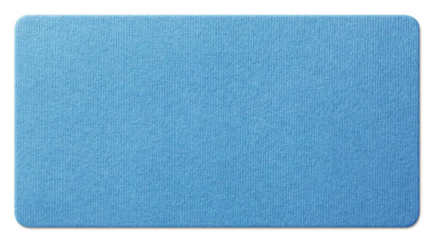istock Blu paper texture on white background. Photo with clipping path. 1133811819