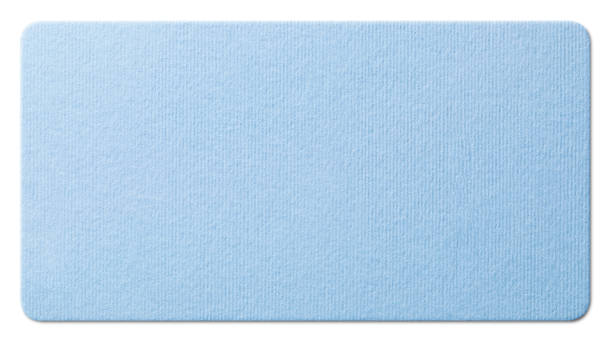 istock Blu paper texture on white background. Photo with clipping path. 1133811919