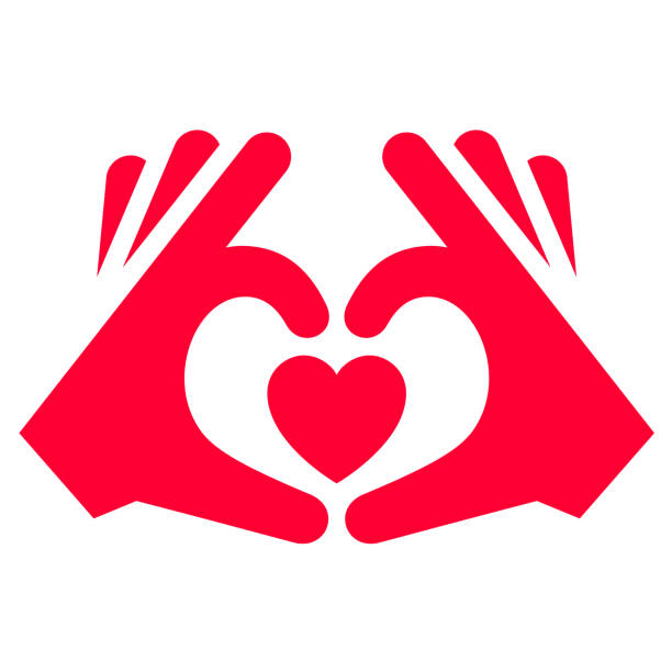 aşk simgesi veya sevgililer günü işareti kutlama için tasarlanmış - yapmak stock illustrations