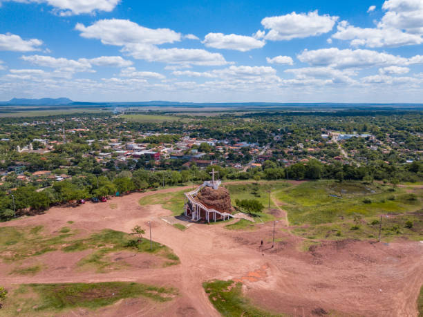 Aerial view from the observation deck at Cerro Pero in Paraguay