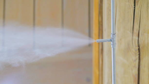 istock A small pipe as a humidifier inside the sawmill factory 1133818561