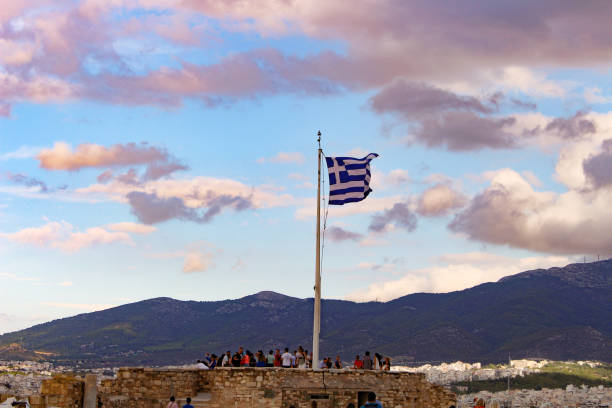 Greece, the origin the civilization. City of Athens, the capital and largest city of Greece. Core, cultures and charms of one of the oldest cities in the world. cultura grega stock pictures, royalty-free photos & images