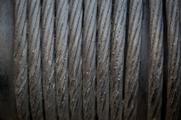 istock Old dirty rusty vintage metal ropes background 1133820327