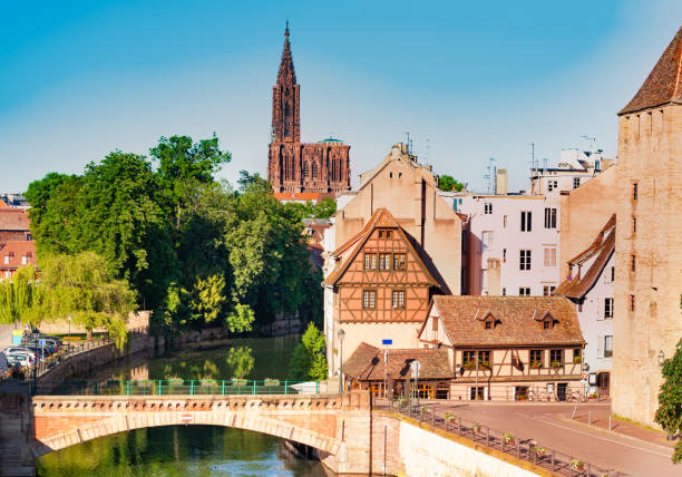 istock Strasbourg view with Ponts Couverts and cathedral 1133820920