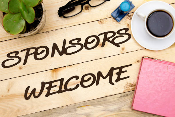 istock Conceptual hand writing showing Sponsors Welcome 1133823066