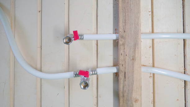 istock The white pipes used for water sources in the house 1133827652