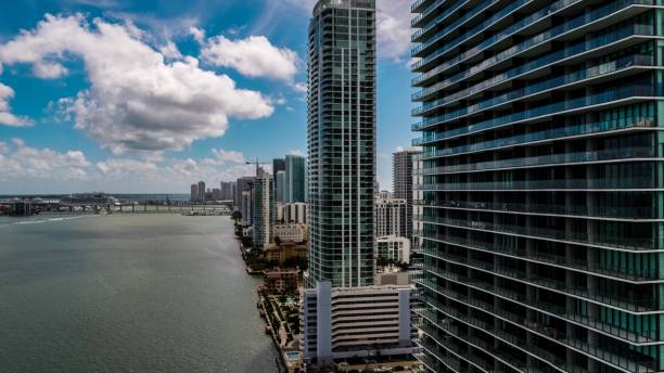 istock one side glass wall building in the city 1133833011