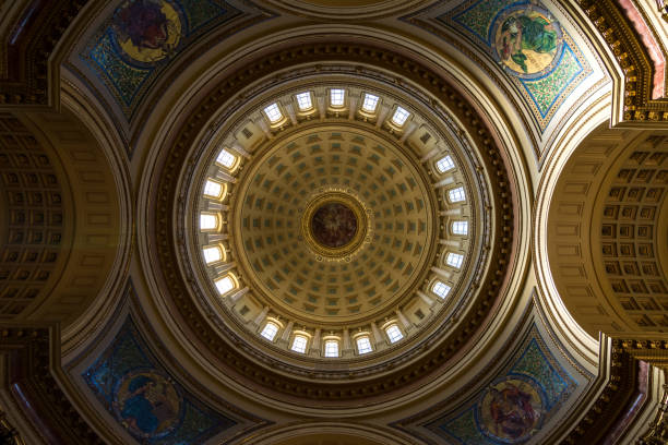 istock Light entering the ornate rotunda. 1133840134