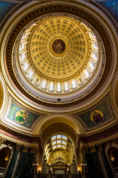 istock Light entering the ornate rotunda. 1133840205
