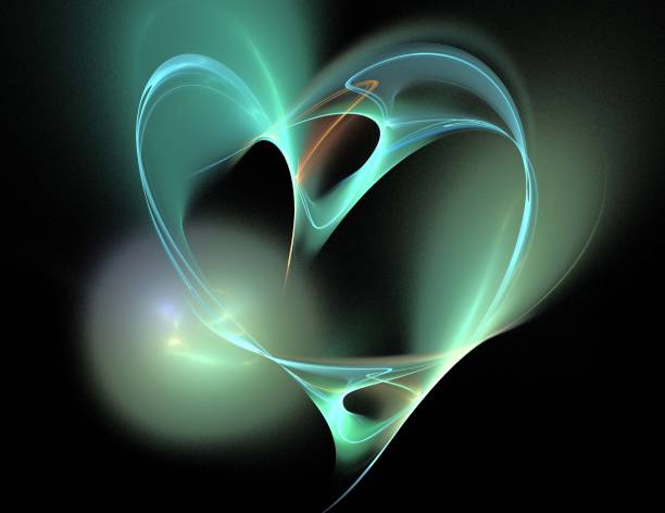 istock image of one Digital Fractal on Black Color 1133843593