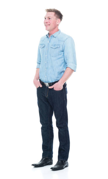 istock Handsome man standing with hand in pockets 1133844191